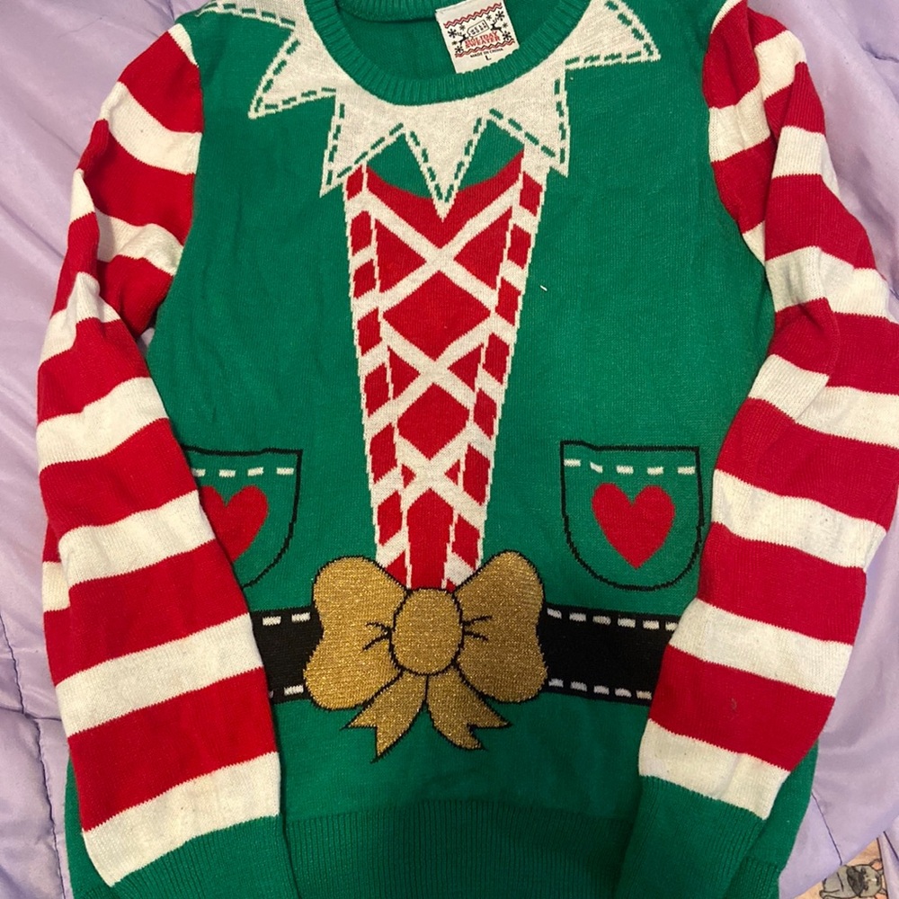 Holiday ugly sweater size L